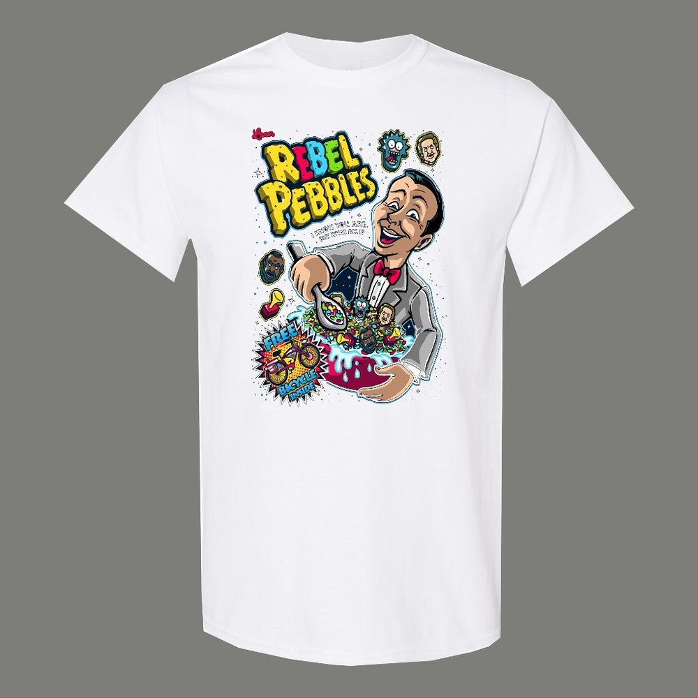 Pee Wee Cereal Parody Mashup Style Quality Shirt
